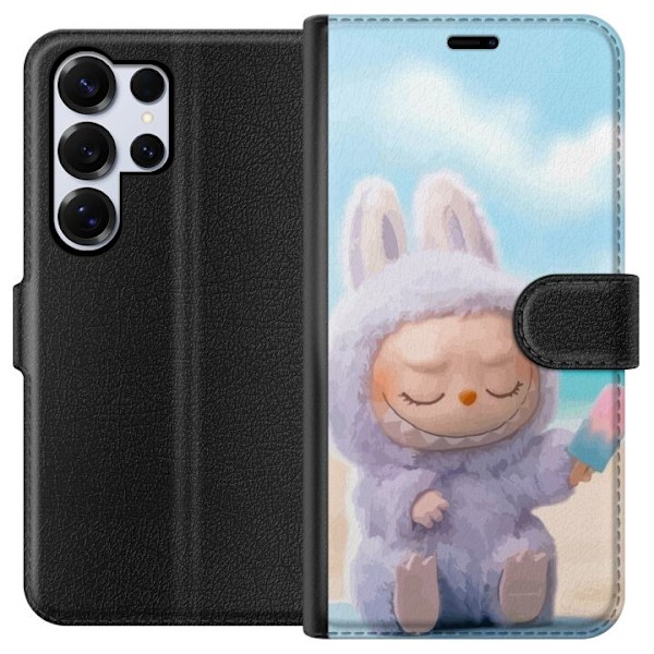 Samsung Galaxy S25 Ultra Tegnebogsetui Labubu Lyserød Stemning