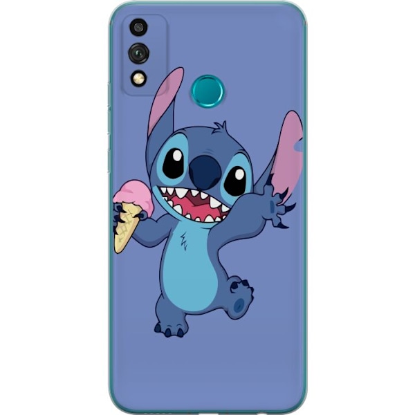 Honor 9X Lite Läpinäkyvä kuori Onnellinen Stitch