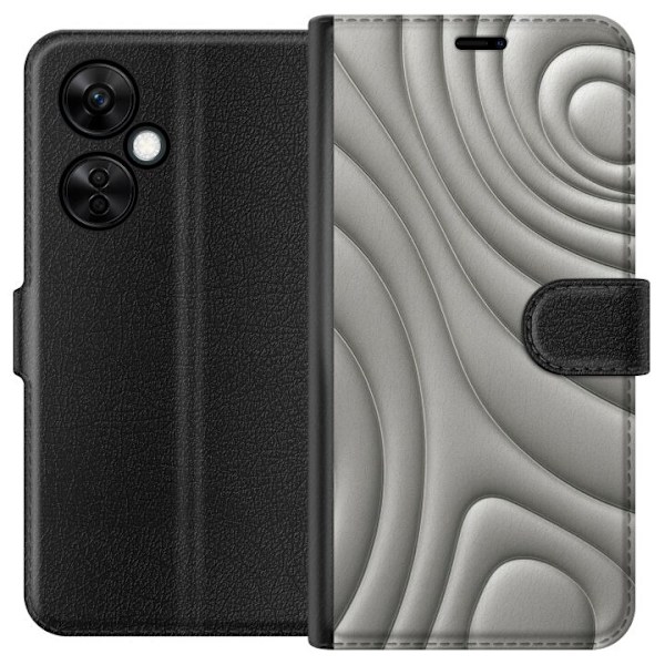 OnePlus Nord CE3 Plånboksfodral Silver Waves