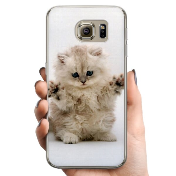 Samsung Galaxy S6 TPU Matkapuhelimen kuori Kissa