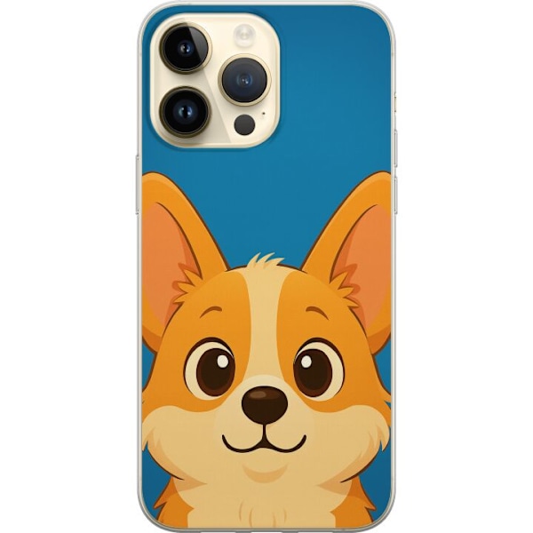 Apple iPhone 15 Pro Max Gjennomsiktig deksel Hello Corgi