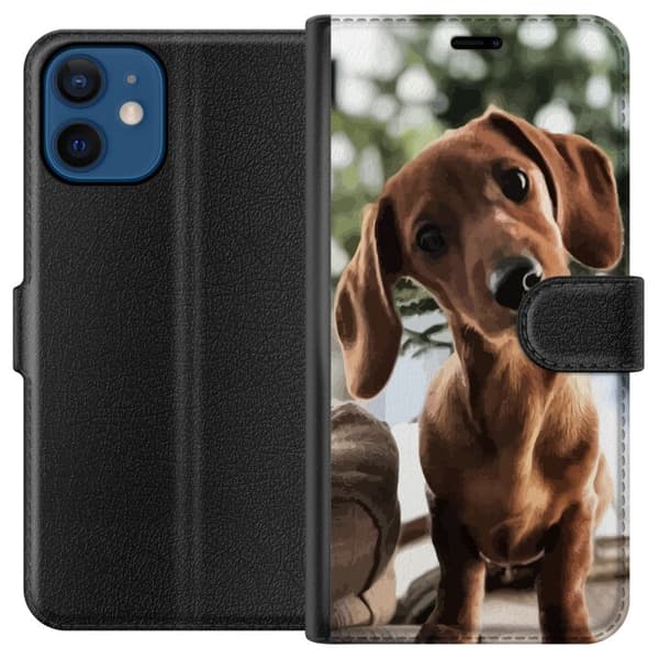 Kompatibelt Plånboksfodral till Apple iPhone 12 mini Yngre Hund