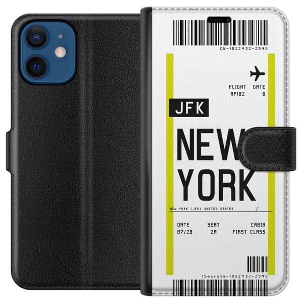 Kompatibel Tegnebogsetui til Apple iPhone 12 New York