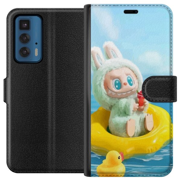 Motorola Edge 20 Pro Plånboksfodral Labubu Macaron Series