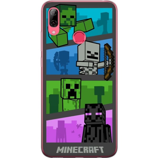 Huawei Y7 (2019) Gennemsigtig cover Minecraft