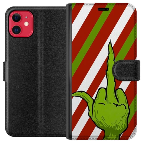 Kompatibel Tegnebogsetui til Apple iPhone 11 Grinch