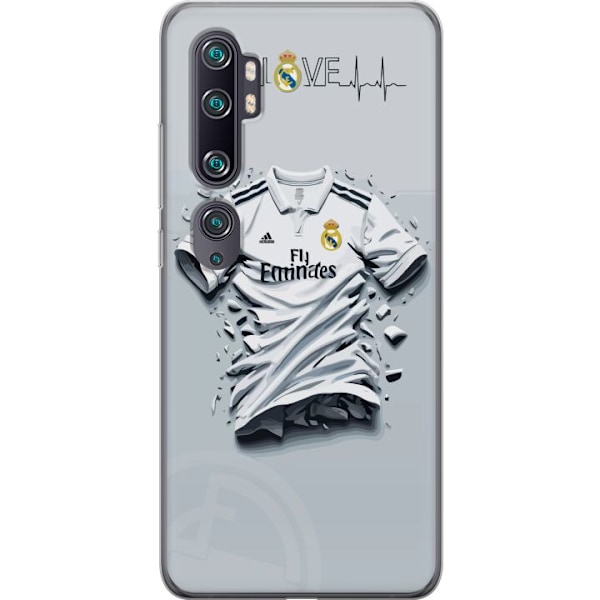 Xiaomi Mi Note 10 Gennemsigtig cover Real Madrid