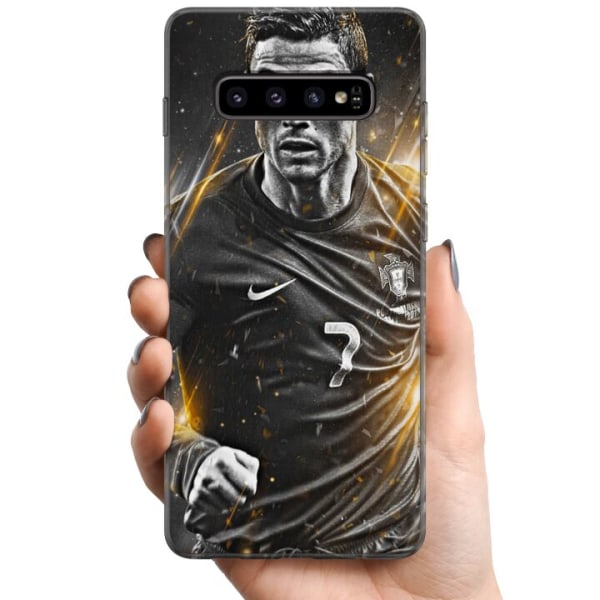 Samsung Galaxy S10+ TPU Matkapuhelimen kuori Cristiano Ronaldo