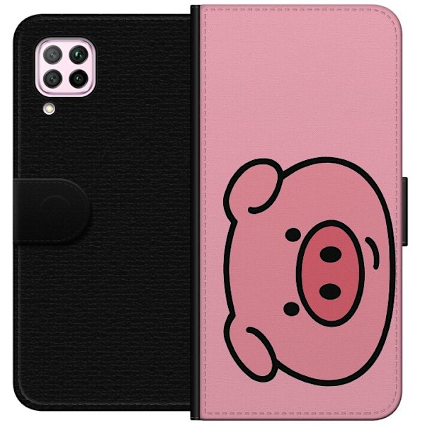 Huawei P40 lite Plånboksfodral Kawaii Piggy