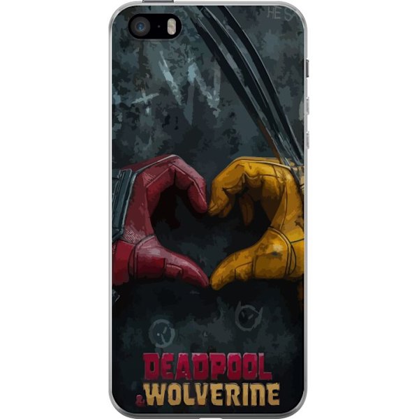 Apple iPhone SE (2016) Läpinäkyvä kuori Wolverine Deadpool