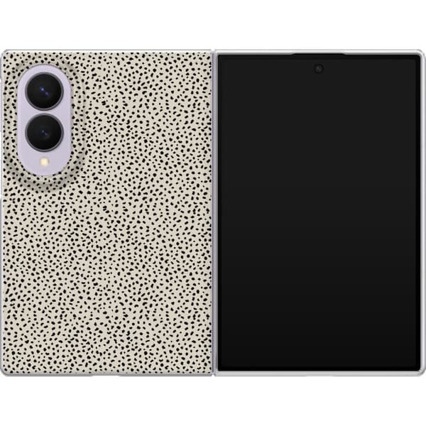 Kompatibel Mobilcover til Samsung Galaxy Z Fold8 Beige minileopard beige