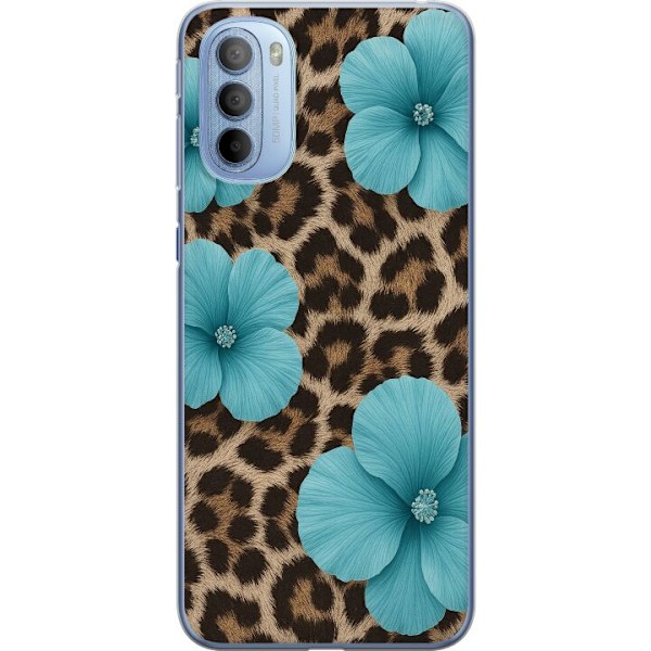 Motorola Moto G31 Genomskinligt Skal Blossom Beast