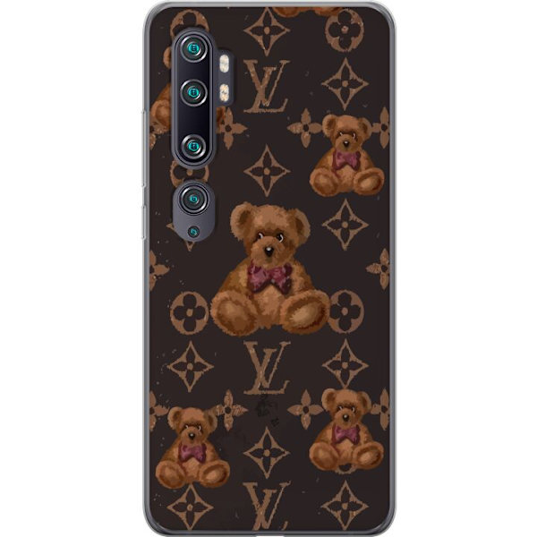Xiaomi Mi Note 10 Gennemsigtig cover Louis Vuitton Teddybjørn Mønster Luksus Mode Design Populært Motiv Mode Trend Luksuriøse Accessories