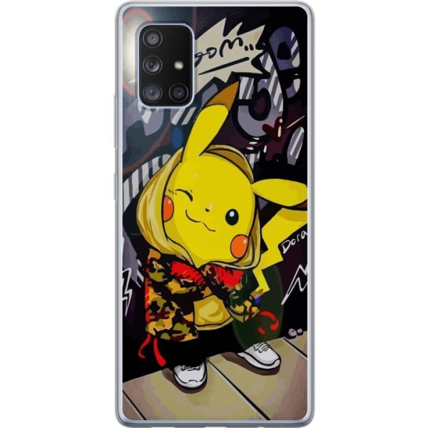 Samsung Galaxy A71 5G Gennemsigtig cover Pikachu