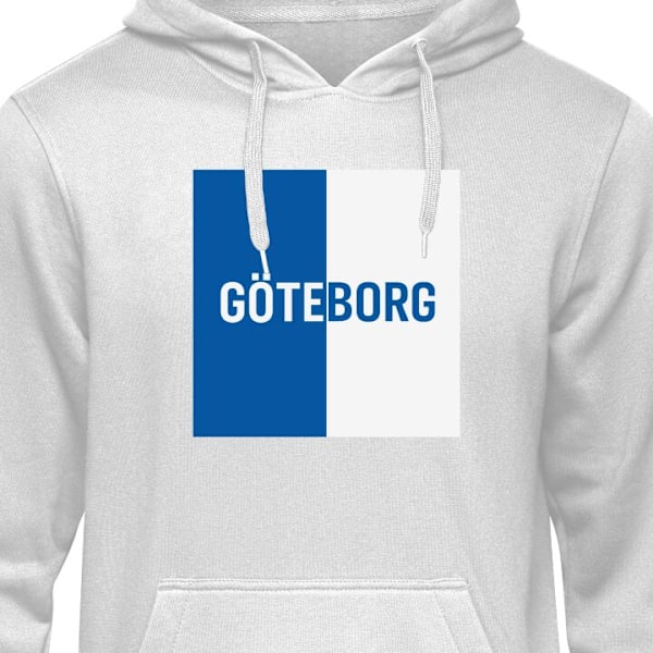 Hoodie för Vuxen | Bekväm Huvtröja Göteborg – fotboll grå L