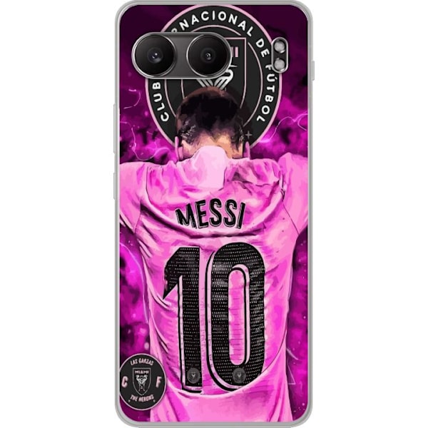 OnePlus Nord 4 Gennemsigtig cover Lionel Messi (Inter Miami CF