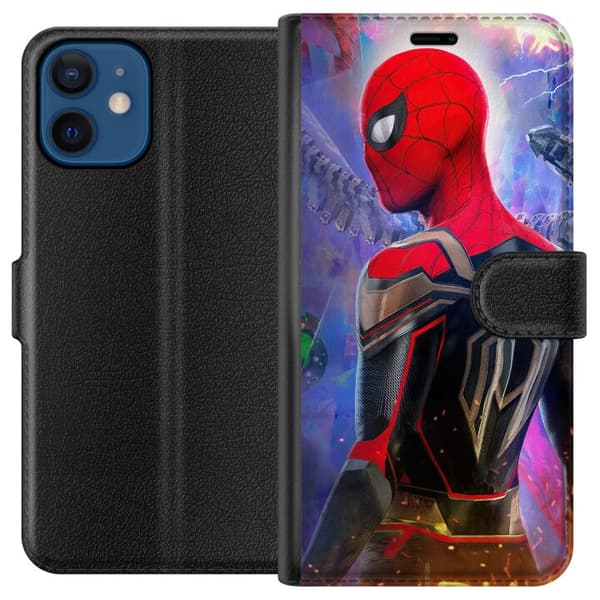 Kompatibelt Plånboksfodral till Apple iPhone 12 mini Spider Man: No Way Home