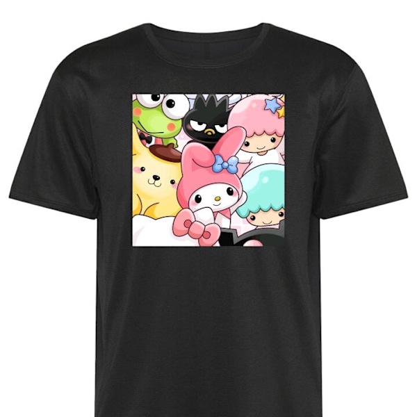 Treeni T-paita | Urheilu T-paita Aikuisille Kawaii Sanrio Crew XX-Large