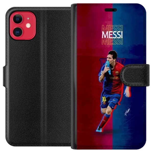 Kompatibel Tegnebogsetui til Apple iPhone 11 Messi