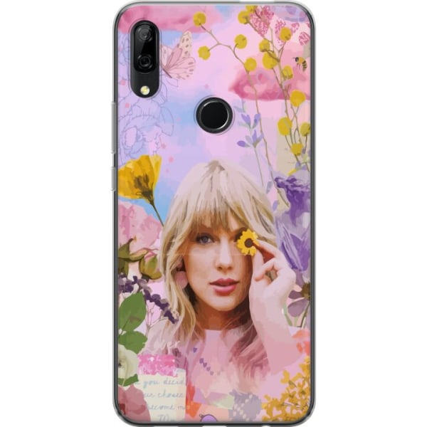 Huawei P Smart Z Genomskinligt Skal Taylor Swift - Blomma