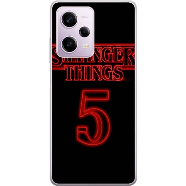 Xiaomi Redmi Note 12 Pro Genomskinligt Skal Stranger Things 5