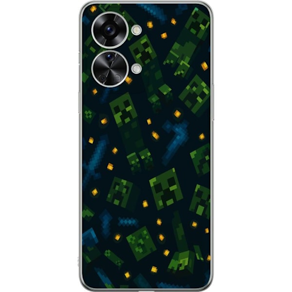 OnePlus Nord 2T Läpinäkyvä kuori Minecraft Dungeons Mob