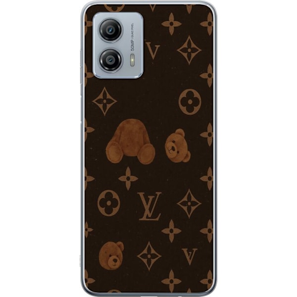 Motorola Moto G53 Genomskinligt Skal Plush Luxe