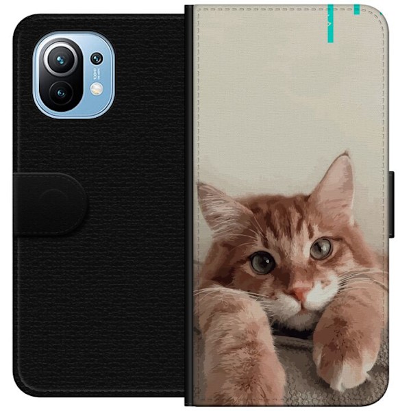 Xiaomi Mi 11 Lommeboketui Katt