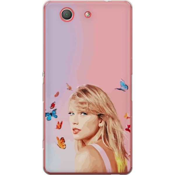 Sony Xperia Z3 Compact Läpinäkyvä kuori Taylor Swift Perhos