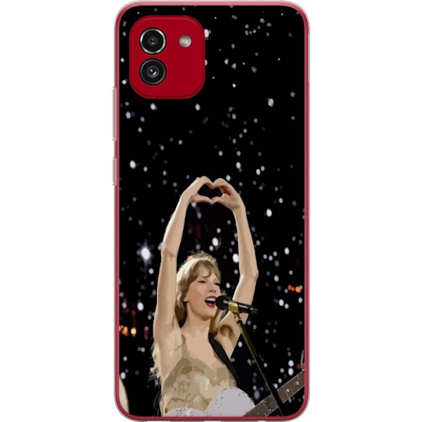 Samsung Galaxy A03 Gennemsigtig cover Taylor Swift