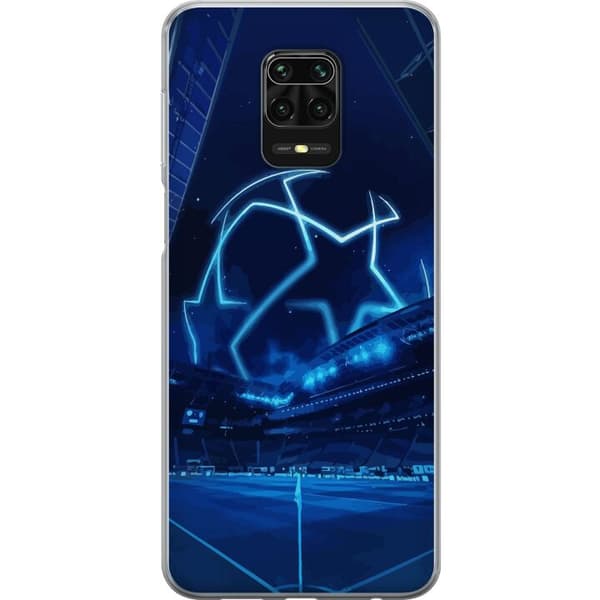 Kompatibelt Mobilskal till Xiaomi Redmi Note 9S Blå Fotboll