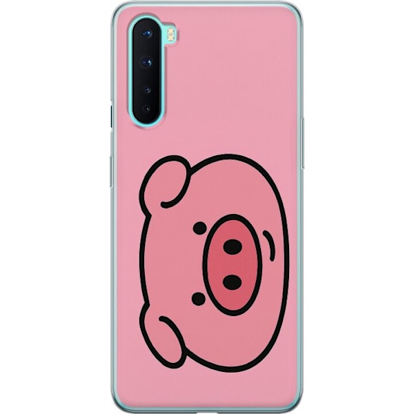 OnePlus Nord Genomskinligt Skal Kawaii Piggy