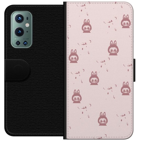 OnePlus 9 Pro Tegnebogsetui Labubu Neon Pop - Neonfarvet pop a