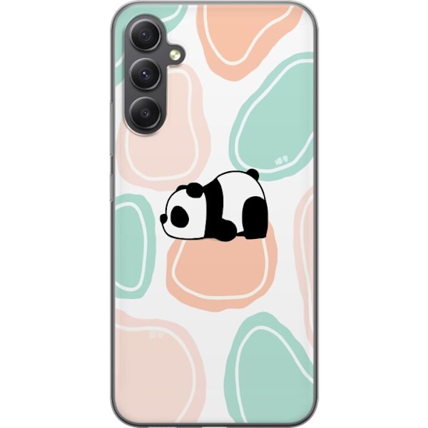Samsung Galaxy A15 5G Läpinäkyvä kuori Kawaii Panda