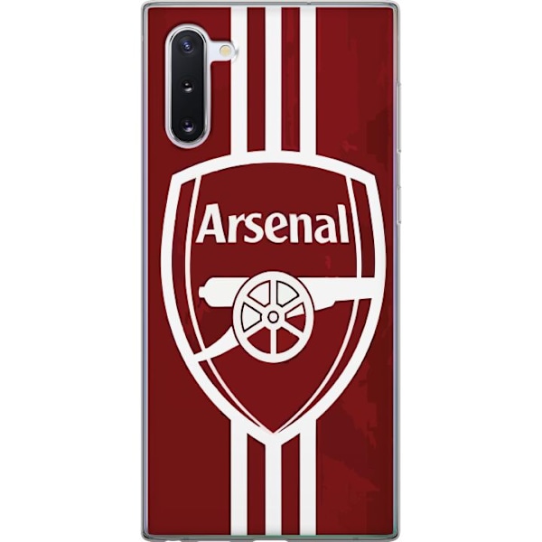 Samsung Galaxy Note10 Läpinäkyvä kuori Arsenal