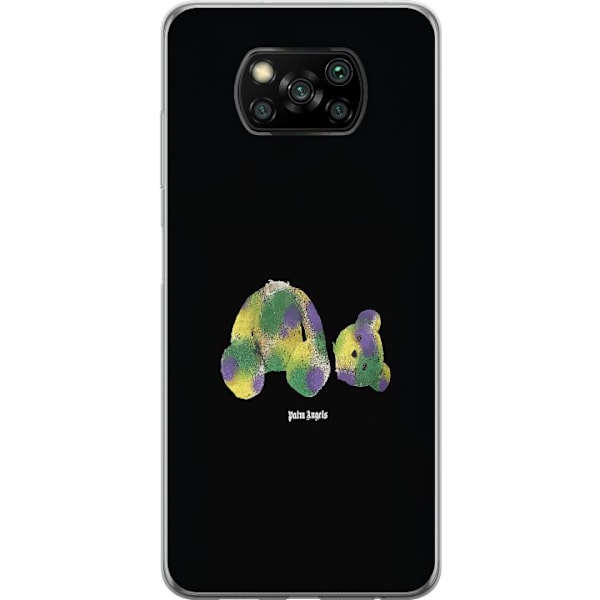 Xiaomi Poco X3 NFC Gennemsigtig cover Palm Angels Teddy