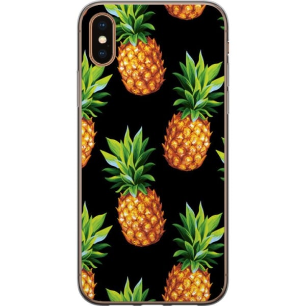 Apple iPhone X Cover / Mobilcover - Ananas