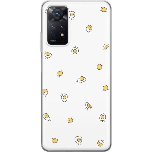 Xiaomi Redmi Note 11 Pro 5G Gennemsigtig cover Æg Mønster