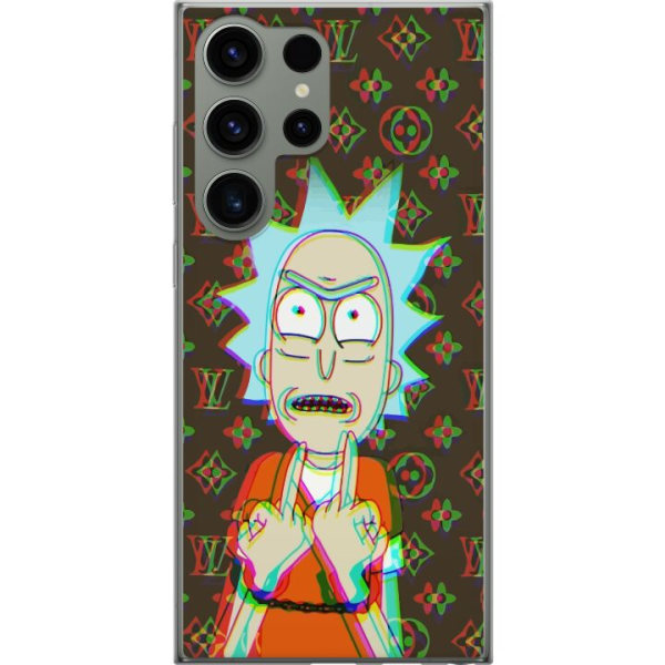 Samsung Galaxy S23 Ultra Deksel / Mobildeksel - Rick and Morty