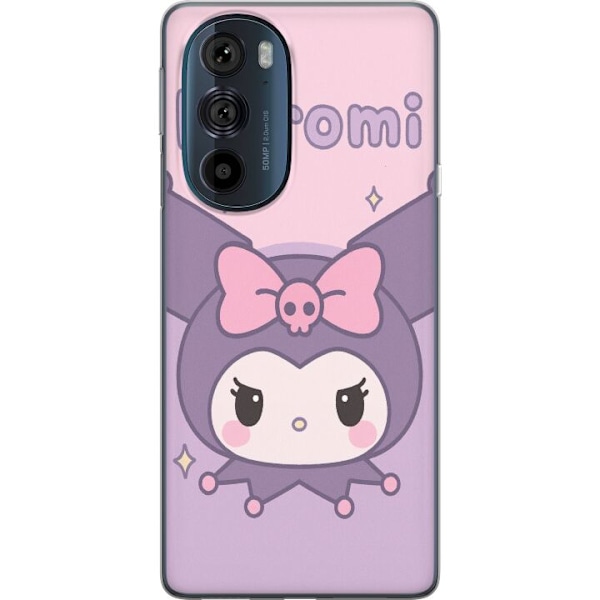 Motorola Edge 30 Pro Gennemsigtig cover Kuromi Kawaii