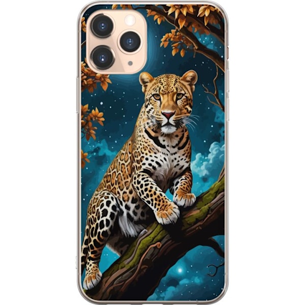 Apple iPhone 11 Pro Gennemsigtig cover Leopard