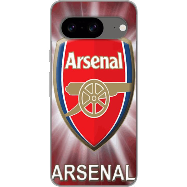 Google Pixel 8 Gennemsigtig cover Arsenal