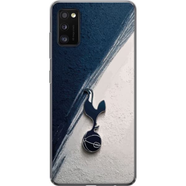 Kompatibelt Mobildeksel til Samsung Galaxy A41 Tottenham Hotspur-emblemet i minimalistisk mørk design blå