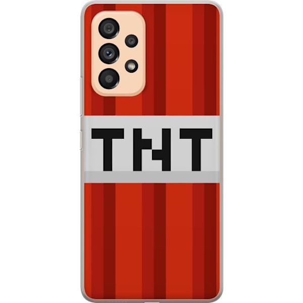 Samsung Galaxy A53 5G Genomskinligt Skal Minecraft TNT
