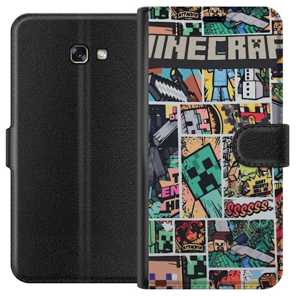 Samsung Galaxy A3 (2017) Tegnebogsetui Minecraft Kunst