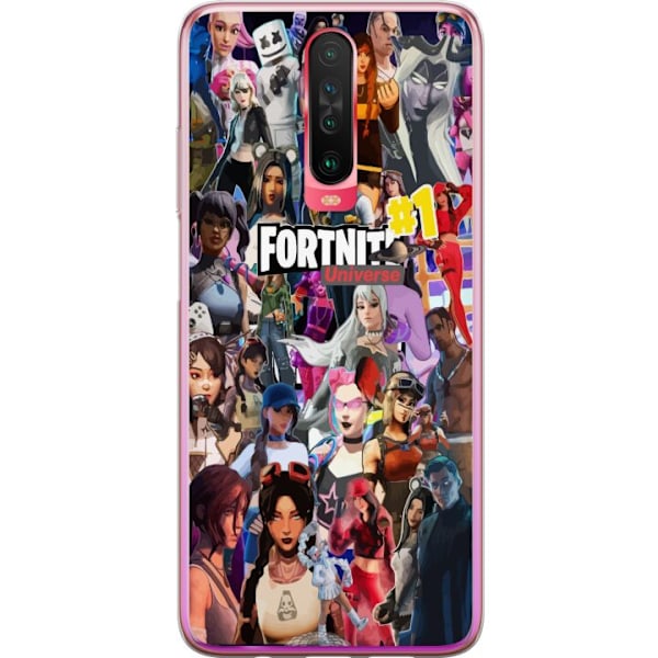 Xiaomi Redmi K30 Gennemsigtig cover Fortnite