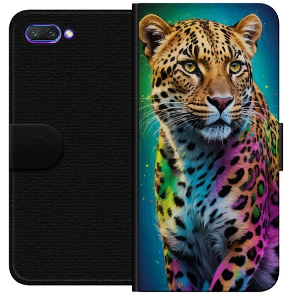 Honor 10 Plånboksfodral Leopard