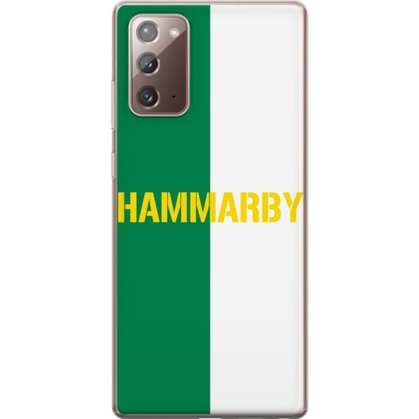 Samsung Galaxy Note20 Gjennomsiktig deksel Hammarby