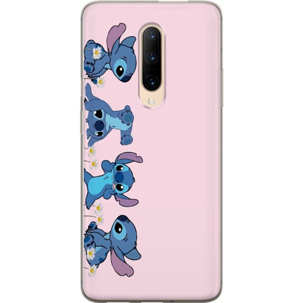 OnePlus 7 Pro Genomskinligt Skal Stitch Skratt & Bus – Perfekt för Mobilskal eller Poster