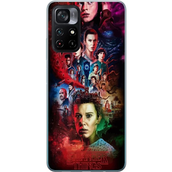 Xiaomi Poco M4 Pro 5G Genomskinligt Skal Stranger Things